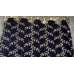 Navy Blue Embroidered Winter Shawl