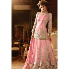 S-65 BABY PINK SYBELLA ANGELLIQUE WEDDING WEAR DRESS