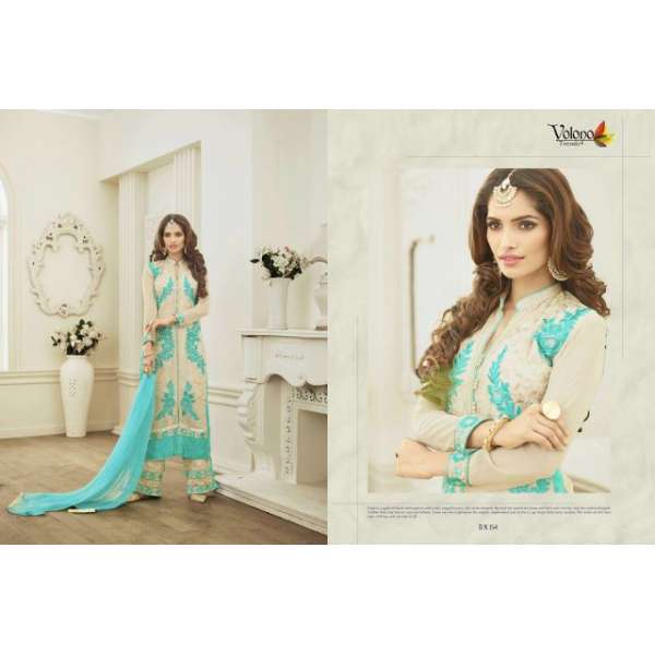 154 BEIGE VOLONO TRENDZ PARI DESIGNER SALWAR SUIT