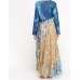 Stunning Bolero Contrast Maxi Printed Ready Made Dress