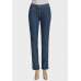 Ladies Designer Straight Cut 5-Pocket Denim Jeans