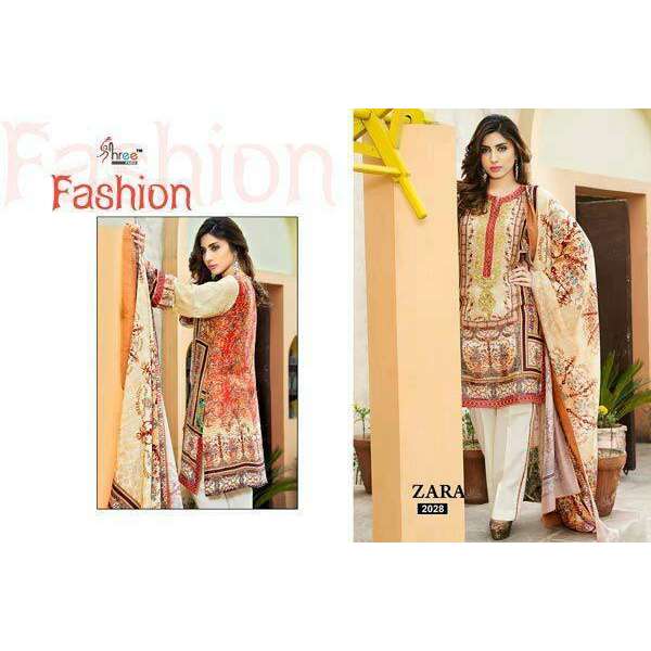 ZARA DRESS PRINTED LAWN COTTON SALWAR KAMEEZ SUIT