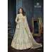 Green Designer Anarkali Dress Indian Wedding Outfit 