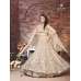 Gorgeous Beige Net Anarkali Dress Indian Maxi