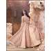 Beige Embroidered Long Anarkali Suit Indian Wedding Dress
