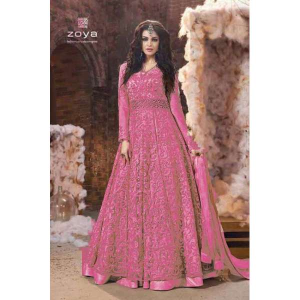 Pink Maxi Emerald Dress Wedding Lengha Anarkali 