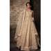 Beige Flared Anarkali Gown Indian Wedding Dress