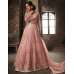 Rose Pink Detailed Embroidered Bridal Gown