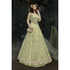 NILE GREEN INDIAN DESIGNER WEDDING AND BRIDAL GOWN